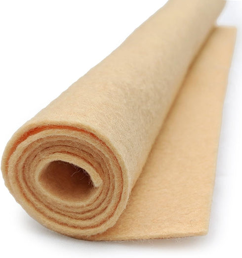 Buttercream - Pastel Orange - Wool Felt Oversized Sheet - 35% Wool Blend - 1 12x18 inch Sheet...