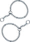Training Collar Chain Choker Collar Slip Chain Collar (Medium to Large Dogs - Pack of 2)...