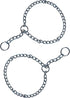 Training Collar Chain Choker Collar Slip Chain Collar (Medium to Large Dogs - Pack of 2)...