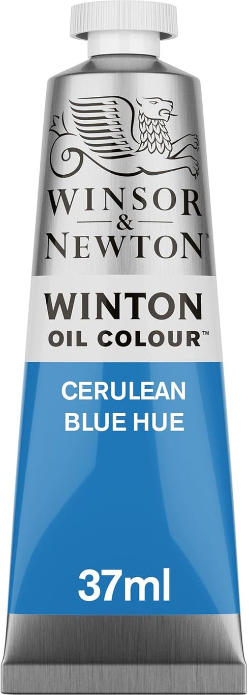 Winsor & Newton Winton Oil Color, 37ml (1.25-oz) Tube, Cerulean Blue Hue...
