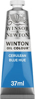 Winsor & Newton Winton Oil Color, 37ml (1.25-oz) Tube, Cerulean Blue Hue...