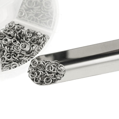 15cm Stainless Steel Spatula Scoops Lab Spatulas with Small Grooves...