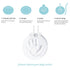 Tiny Ideas DIY No Mess Hanging Christmas Ornament Keepsake Kit, Baby Hand and Footprint Keepsake, Classic Nursery Decor, Ideal Gender Neutral Gift...