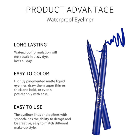 Liquid Eyeliner Colorful Matte Glitter Neon Eyeliner Pencil Pigmented Smudgeproof Long Last Gel Eye Liner?Q01?...