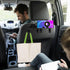 8Pcs 2 in 1 Car Rear Seat Hook and Coaster Combination,Car Coasters,Hook Bracket Stronger Load Bearing Capacity Hexagon Embossed Design Coaster No...