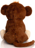 HollyHOME Plush Monkey Stuffed Animals Cute Monkey Toys Birthday Gifts for Kids 12 Inch Brown...