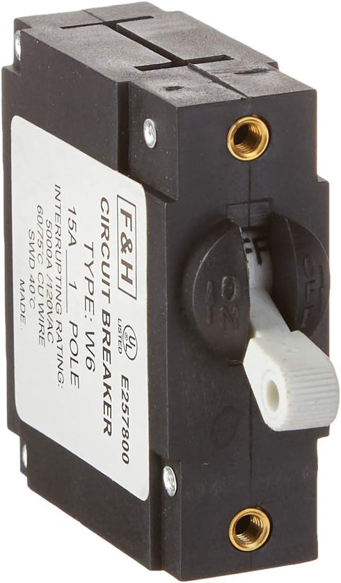 EGSFHW615A EGS 15 Amp Single-Pole Mini Circuit Breaker Manufactured by Connecticut Electric....