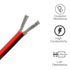 Brightfour 20 Gauge Wire 70ft, 20 AWG Electrical Wire, Red Black 2 Conductors OFC Hookup Wire for Automotive and Boat Wiring, Stranded Tinned Copp...
