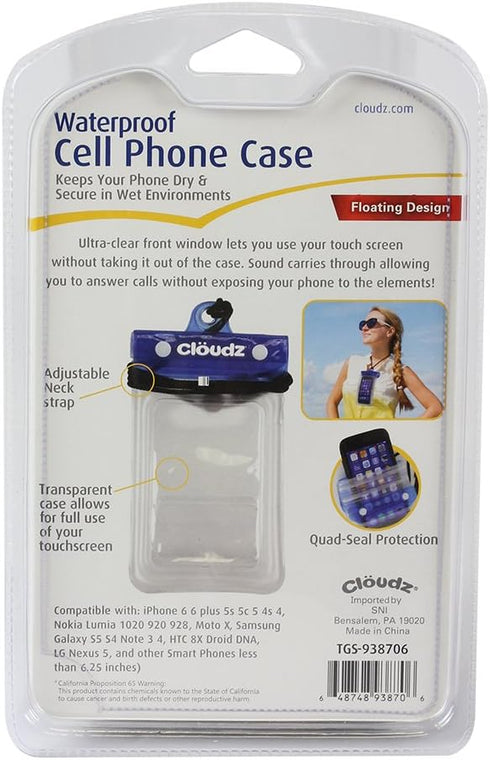 Cloeudz Waterproof Cell Phone Case Clear...