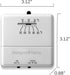 Honeywell Home CT31A1003 Heat/Cool Non-Programmable Thermostat, Beige...