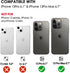 Tomonobu Camera Lens Protector, Anti Scratch Protection for iPhone 13 Pro/Max, Glitter Diamond Circle Ring, 6-Pack, Silver......