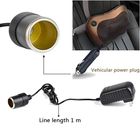 Car Power Inverters 110-240V AC Mains to 12V/2A DC Power Converter,Car Cigarette Lighter Socket,Power Adapter Charger US Plug,Household Cigarette ...