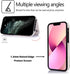 uCOLOR Compatible with iPhone 12 Pro Max 6.7" Wallet Case with Card Holder Slot Folio Flip PU Leather Kickstand Double Magnetic Clasp and RFID Blo...