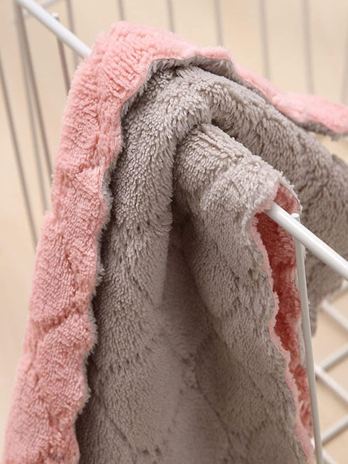 10 Pack Kitchen Cloth, Microfiber Dish Towels Washcloths, Super Absorbent Coral Velvet Dishtowels, Premium Cleaning Cloths,Non-Stick Oil Quick Dry...