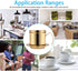 Stainless Steel Drip Coffee Filter Maker Vietnamese Style Drip Coffee Pot Infuser Ideal for on the Go/home (Gold)...