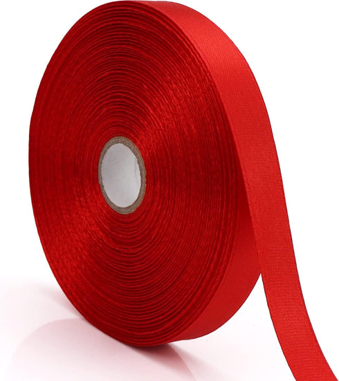 1/2 inch, Red Ribbon for Gift Wrapping 50 Yards Perfect Wedding Party Wreath Sewing DIY Hair Accessories Decoration Floral Hair Balloons Other Pro...