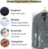 30 Pack Clear Plastic Clothes Covers 35.4inch Dry Cleaning Hanging Dust Proof Garment Bags for Home Storage Clothing Stores & Dry Cleaners....