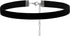 Sacina Goth Hippie Black Leather Choker, Dainty Choker Necklace For Women, Halloween Christmas New Year Jewelry Gift For Women...