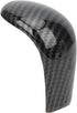 Carbon Fiber Style Interior Gear Shift Knob,Carbon Fiber Style Gear Shift Knob Cover Fit for Nissan Navara Frontier NP300 2015?2019...
