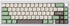 PBT Keycaps 130 Keys, Brown Green Moa Profile Keycaps, Double Shot Cute Round Keycaps for Mechanical Keyboard 61/64/75/84/87/104/108 Layout with K...