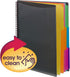 Smead 12 Pocket Poly Project Organizer, Letter Size, 1/3-Cut Tab, Gray with Bright Colors (89207)...