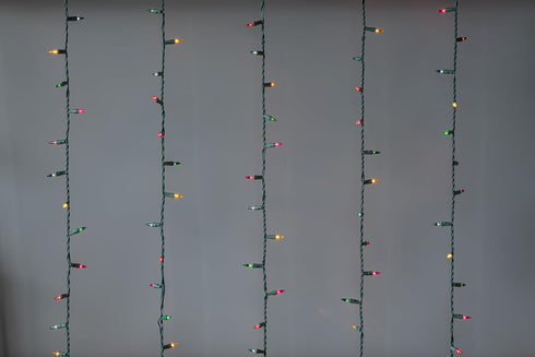 Brite Star 100 Count Mini String Christmas Lights, Multi - 22 feet Indoor/Outdoor Christmas Tree Lights with Green Wire...