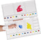 Transon Paint Palette Box 33 Wells for Mixing Gouache, Acrylic and Oil Paint with 1 Paint Brush...