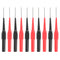 10 Pcs 0.7mm Multimeter Test Probe Pins, Wire Piercing Probe Insulation Back Probes Non-Destructive Insulation Wire Piercing Needle for Banana Soc...