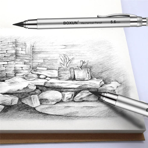 5.6 MM Lead Holder, Clutch Pencils for Draft Drawing, Shading, Crafting, Art Sketching, Wood Working, Pack of 2 Pieces...