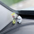 Set of 2 Cute Mini Bunny and Daisy Flower Vase Car Rearview Mirror Ornaments Funny Dashboard Decorations Kawaii Car Interior Accessories for Women...