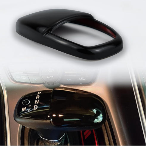 Gear Shift Lever Head Cover Trim Shift Knob Cap Compatible with 2015-2023 Dodge Charger Challenger Sedan Fit Durango SUV 2016-2023 Gear Shift Cove...