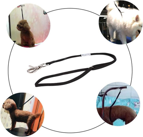 Dog Grooming Noose Professional Pet Grooming Loops Dog Cat Adjustable Restraint Rope Harness for Grooming Table Arm Bath(S)...