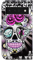Case for Pixel 6 Pro, Purple Flower Sugar Skull Leather Flip Phone Case Wallet Cover with Card Slot Holder Kickstand for Google Pixel 6 Pro...