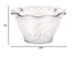 G.E.T. DD-50-CL-EC Plastic Tulip Ice Cream/Dessert Dish, 5 Ounce, Clear (Set of 4)...