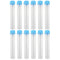 Cryogenic Vial 12PCS 10ml Lab Plastic Frozen Test Tubes Self Standing Vial with Seal Screw Caps Clear Cryovial...