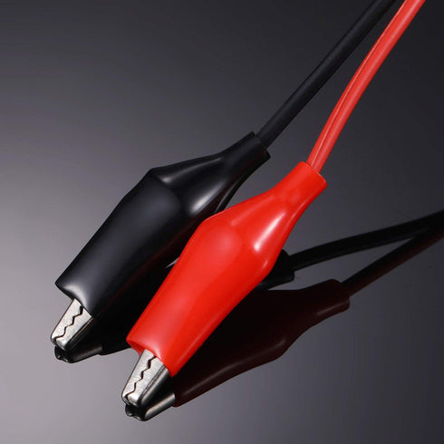 EBOOT 1M Electrical Test Set with Alligator Clips Double-ended Jumper Wires for Electrical Testing (2 Groups)...