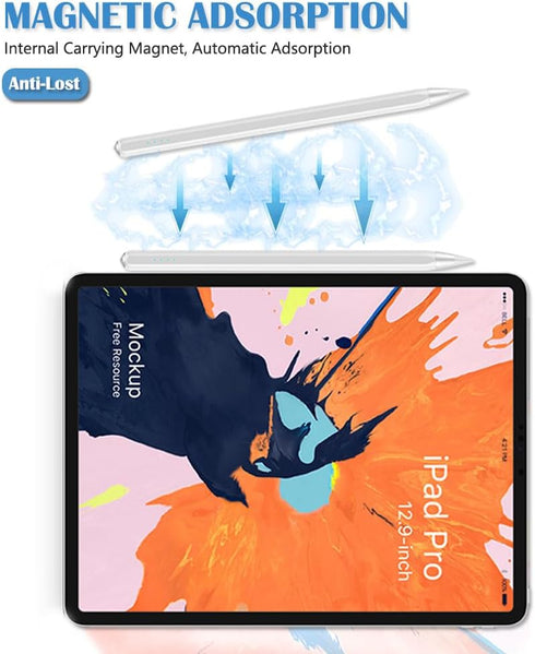 Stylus Pen for iPad 2018-2021 Luntak Active ipad Pencil with Palm Rejection and Tilt for iPad 6/7/8/9,iPad Pro 11/12.9,iPad Mini 5/6,iPad Air 3/4/...