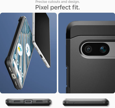 Spigen Tough Armor Designed for Pixel 7a Case (2023) - Black...