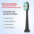 Everystep Replacement Toothbrush Heads 10 Pack Compatible with AquaSonic Black Series for Vibe Series Black Series pro, and for Duo Series pro Ele...