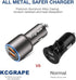 USB Car Charger,36W Dual Quick Charge 3.0 Car Adapter for Moto G Power/G Stylus 2022 2020 2021,G Fast/G Play/G100/G Pure,Edge Plus,Motorola One 5G...