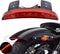 ANKIA Motorcycle Chopped Rear Fender Edge LED Brake License Plate Tail Light Stop Running Light Turn Signal Lamp for Harley Sportster XL883N 1200N...