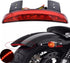 ANKIA Motorcycle Chopped Rear Fender Edge LED Brake License Plate Tail Light Stop Running Light Turn Signal Lamp for Harley Sportster XL883N 1200N...