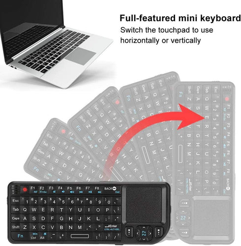 2.4G Pocket Mini Keyboard Mini USB Keyboard with Touchpad Mouse for Windows 2000 / XP/Vista / 7 / OS 10.x...