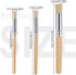 6 Pieces Stencil Brush, Natural Bristle Paint Brushes Nylon Hair Brush Bristle Art Brush Wooden Stencil Brushes for Acrylic Painting Oil Painting ...
