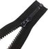 2pcs 24inch Separating Bottom Zipper #5 Black Plastic Jacket Zippers with Zipper Pulls for Coats, Bags, Jackets, and Other Sewing Crafts (24 inch)...