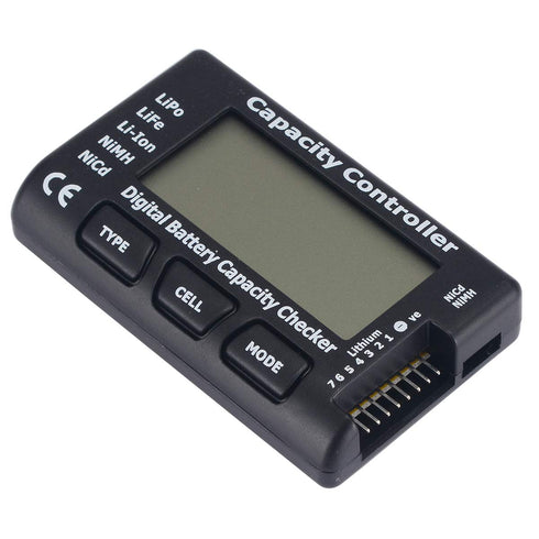 HiLetgo LiPo LiFe Li-Ion NiMH Nicd Cell Meter Digital Battery Capacity Meter Power Test CellMeter-7 Digital Battery Capacity Checker LiPo LiFe Li-...