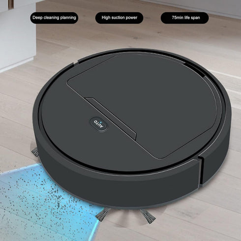 Haofy Sweeping Robot Mop Floor Sweep Floor Dust Absorption 3 in 1 USB Charging 40db Low Noise Household Smart Sweeper Robot USB Charging Robotic V...