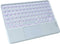 Wireless Bluetooth Keyboard with Touchpad,Portable Ultra Slim 7-Colors Backlit Keyboard,10 inch Rechargeable Keyboard for IPad/IPad Pro, Android T...