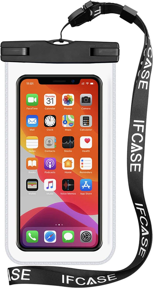 IFCASE Universal Waterproof Case, 2 Pack Large Phone Water Proof Dry Bag Pouch for iPhone 14 Pro Max, 13 12 11 XS XR 7 8 SE, Samsung Galaxy S23 S2...