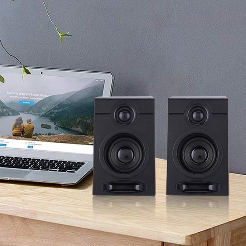 Computer Speakers, Heavy Bass Computer Speakers HiFi Sound Computer Subwoofer with Non-Slip Mat Suitable for TV, Computer, Tablet PC, Phone and Ot...